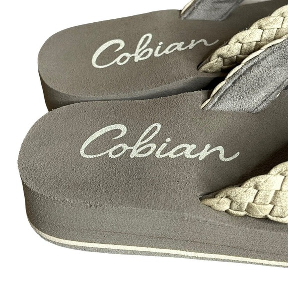 Cobian Women’s Size US 6 Braided Bounce Sandal Straps Comfort Slip On NEW - Picture 6 of 13